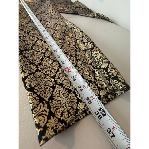 Old Navy Pixie Midrise Gold & Black Brocade Dress Pants Plus Size 20 HolidayWear - Picture 10 of 10